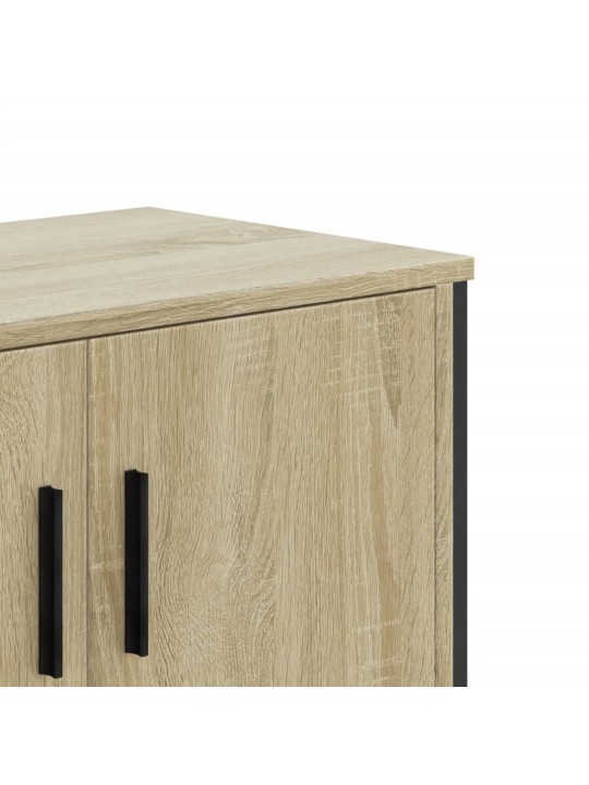 TV skříňka dub sonoma 122 x 34 x 41 cm kompozitní dřevo