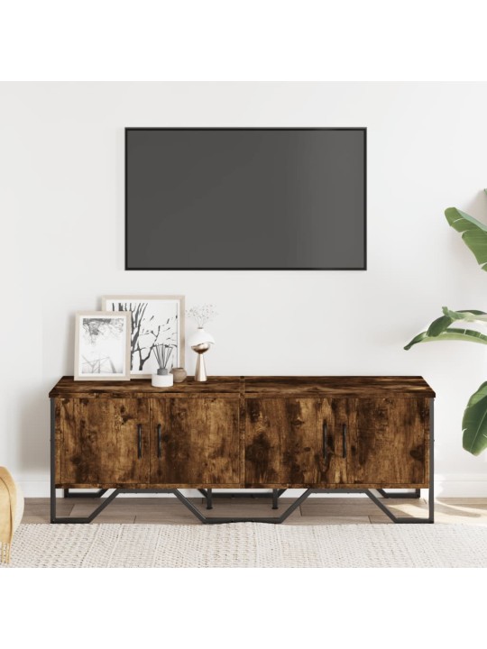 TV skříňka kouřový dub 122 x 34 x 41 cm kompozitní dřevo