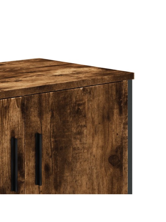 TV skříňka kouřový dub 122 x 34 x 41 cm kompozitní dřevo