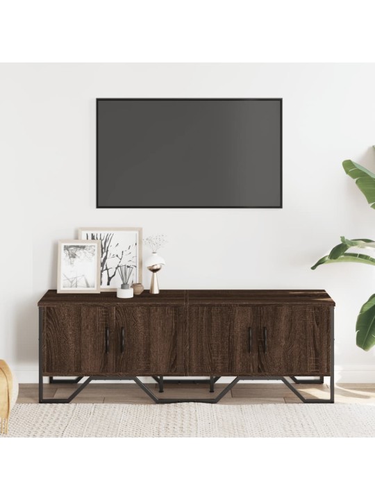 TV skříňka hnědý dub 122 x 34 x 41 cm kompozitní dřevo