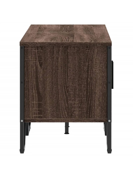 TV skříňka hnědý dub 122 x 34 x 41 cm kompozitní dřevo