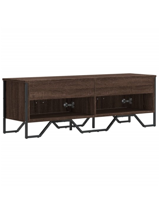 TV skříňka hnědý dub 122 x 34 x 41 cm kompozitní dřevo