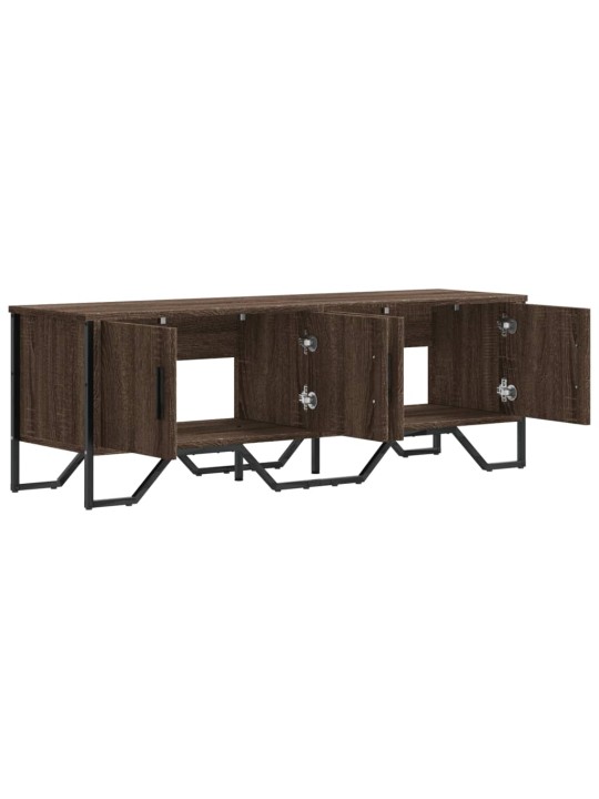 TV skříňka hnědý dub 122 x 34 x 41 cm kompozitní dřevo