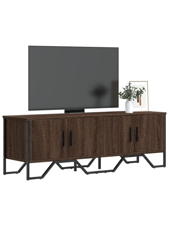 TV skříňka hnědý dub 122 x 34 x 41 cm kompozitní dřevo