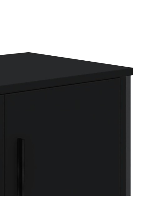 TV skříňka černá 180 x 34 x 41 cm kompozitní dřevo