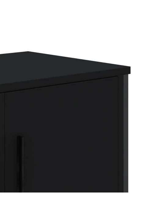 TV skříňka černá 180 x 34 x 41 cm kompozitní dřevo