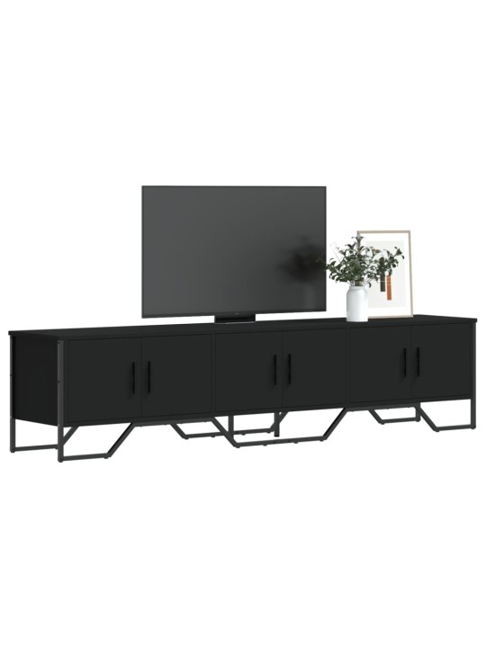 TV skříňka černá 180 x 34 x 41 cm kompozitní dřevo