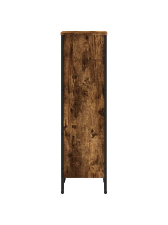 Knihovna kouřový dub 50 x 31 x 106 cm kompozitní dřevo