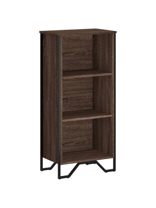 Knihovna hnědý dub 50 x 31 x 106 cm kompozitní dřevo