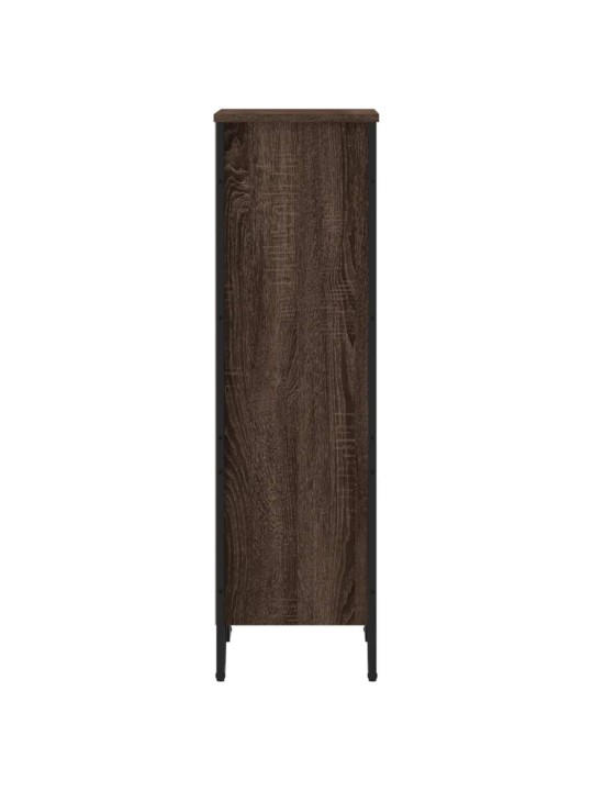 Knihovna hnědý dub 50 x 31 x 106 cm kompozitní dřevo