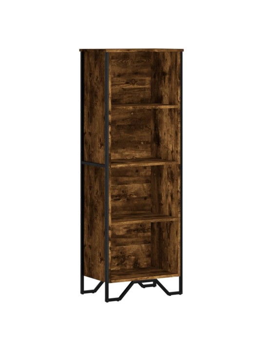 Knihovna kouřový dub 50 x 31 x 137,5 cm kompozitní dřevo