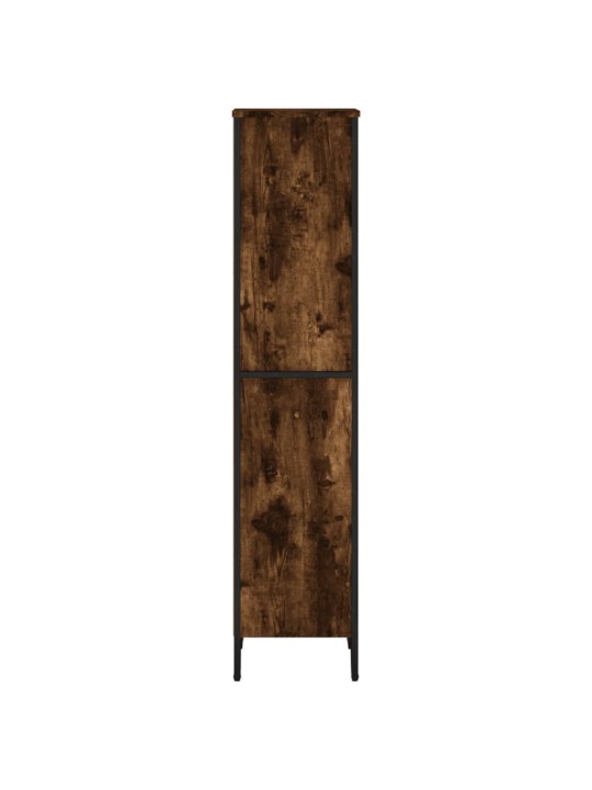 Knihovna kouřový dub 50 x 31 x 137,5 cm kompozitní dřevo