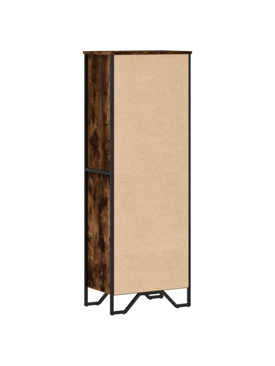 Knihovna kouřový dub 50 x 31 x 137,5 cm kompozitní dřevo