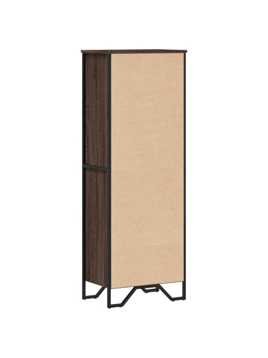 Knihovna hnědý dub 50 x 31 x 137,5 cm kompozitní dřevo