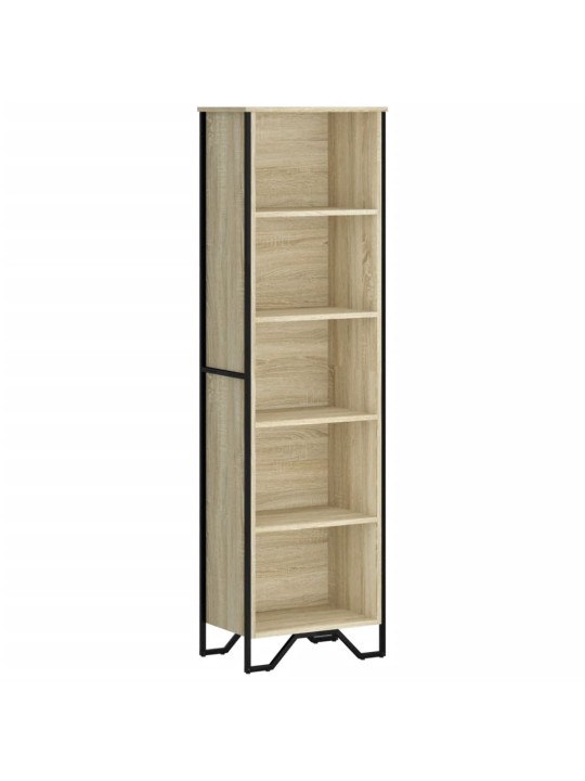 Knihovna dub sonoma 50 x 31 x 169 cm kompozitní dřevo