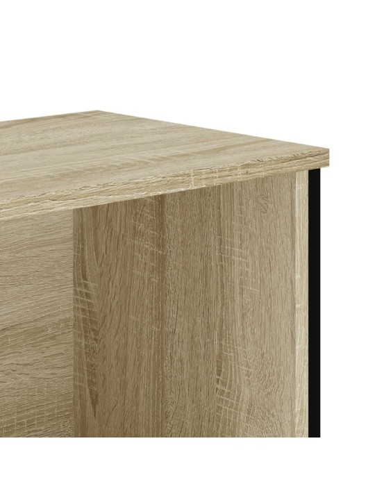 Knihovna dub sonoma 50 x 31 x 169 cm kompozitní dřevo