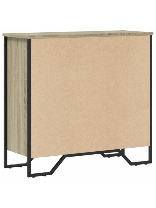 Knihovna dub sonoma 80 x 31 x 74,5 cm kompozitní dřevo