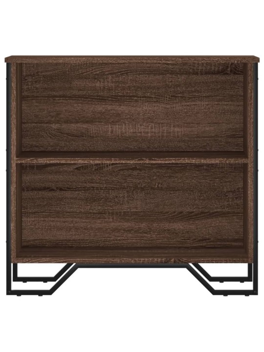 Knihovna hnědý dub 80 x 31 x 74,5 cm kompozitní dřevo