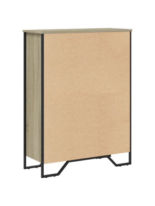 Knihovna dub sonoma 80 x 31 x 106 cm kompozitní dřevo