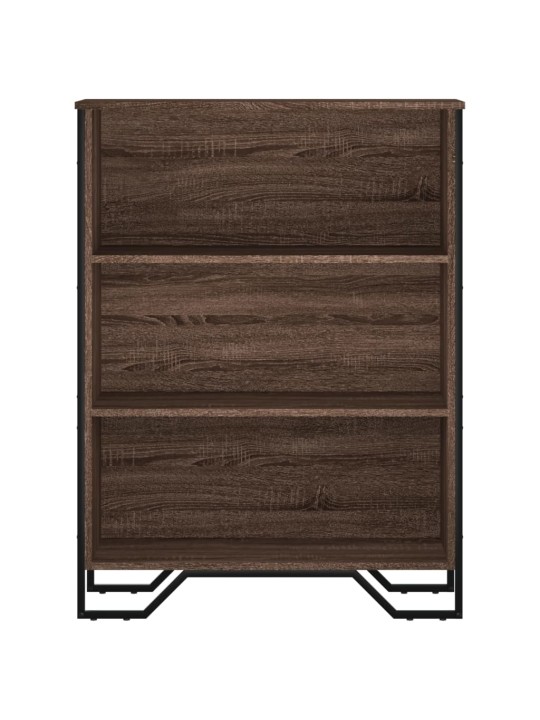 Knihovna hnědý dub 80 x 31 x 106 cm kompozitní dřevo