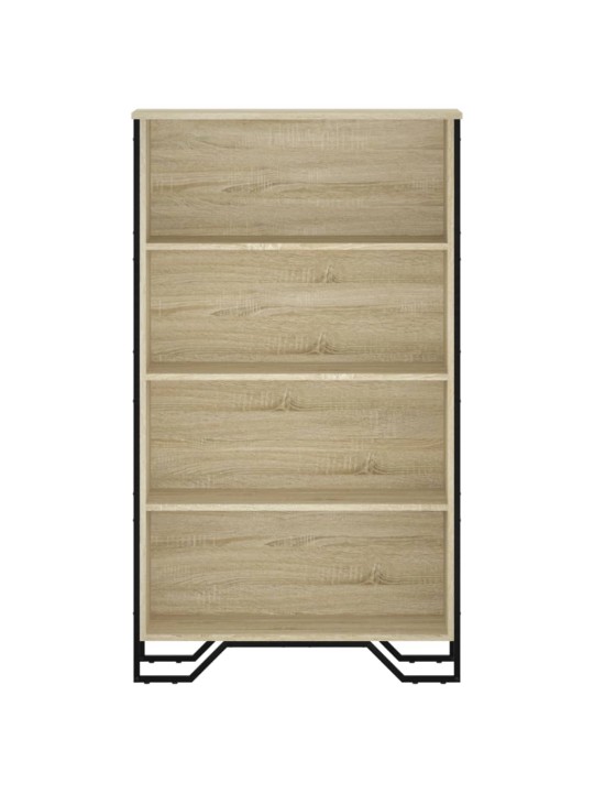 Knihovna dub sonoma 80 x 31 x 137,5 cm kompozitní dřevo
