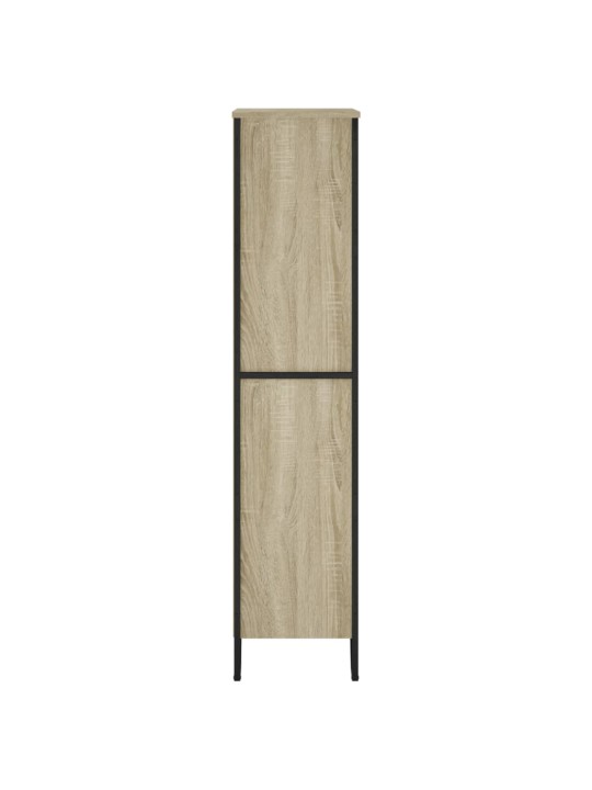 Knihovna dub sonoma 80 x 31 x 137,5 cm kompozitní dřevo