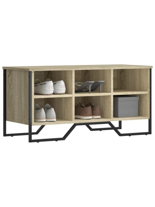 Botník dub sonoma 90 x 38 x 45,5 cm kompozitní dřevo