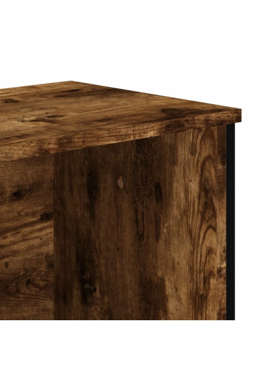 Botník kouřový dub 90 x 38 x 45,5 cm kompozitní dřevo