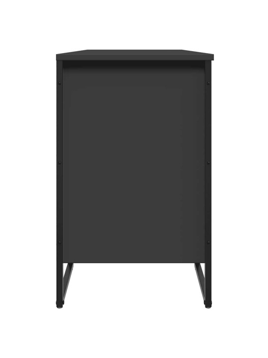 Botník černý 90 x 38 x 61,5 cm kompozitní dřevo