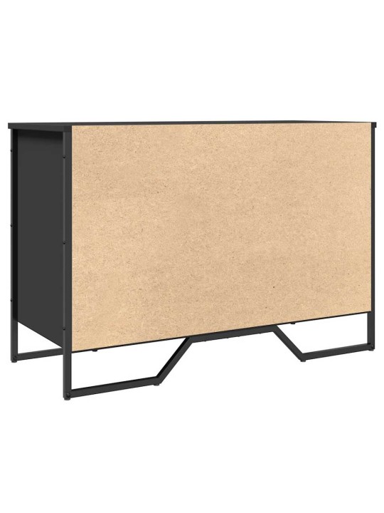 Botník černý 90 x 38 x 61,5 cm kompozitní dřevo