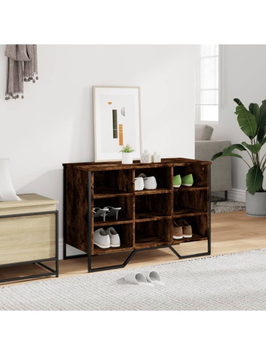 Botník kouřový dub 90 x 38 x 61,5 cm kompozitní dřevo