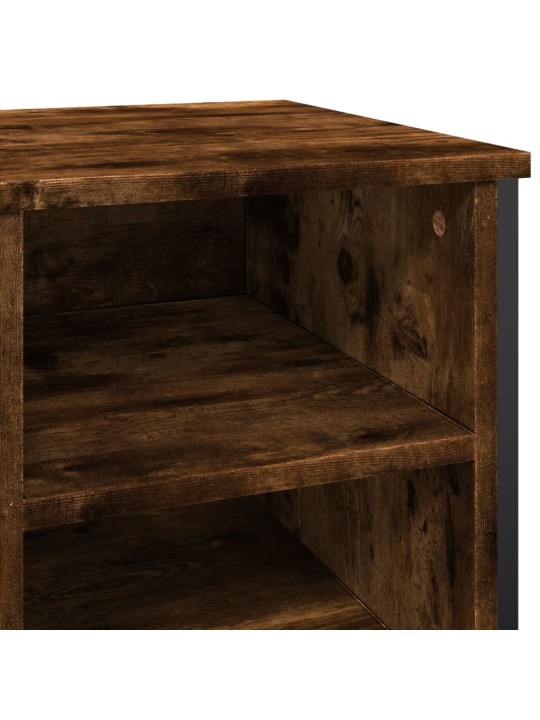 Botník kouřový dub 90 x 38 x 61,5 cm kompozitní dřevo