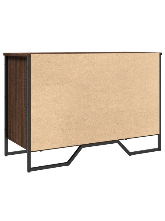Botník hnědý dub 90 x 38 x 61,5 cm kompozitní dřevo