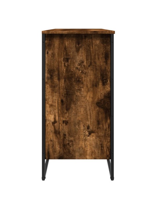 Botník kouřový dub 80 x 38 x 78 cm kompozitní dřevo