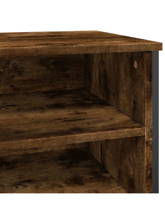 Botník kouřový dub 80 x 38 x 78 cm kompozitní dřevo