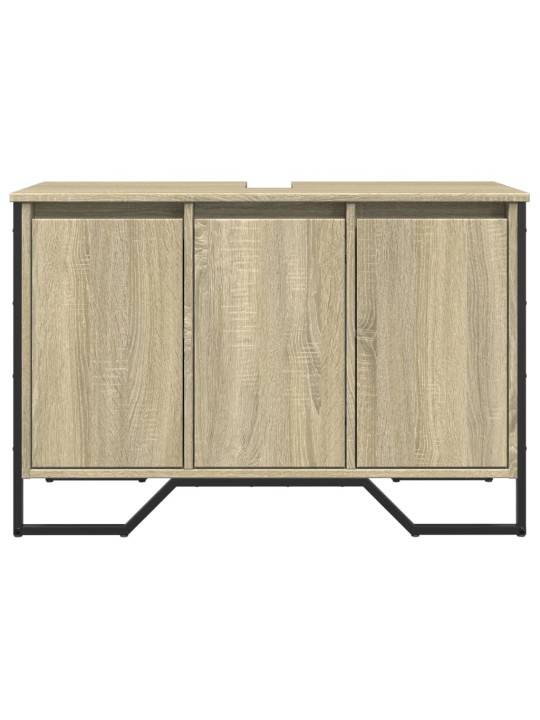 Koupelnová skříňka pod umyvadlo dub sonoma 91x35x60 cm kompozit