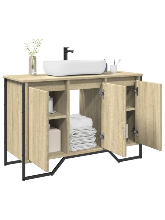 Koupelnová skříňka pod umyvadlo dub sonoma 91x35x60 cm kompozit