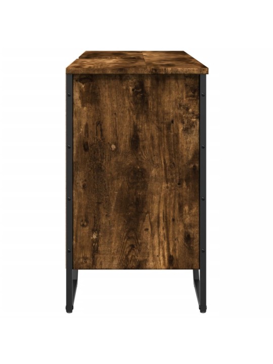 Koupelnová skříňka pod umyvadlo kouřový dub 91x35x60cm kompozit