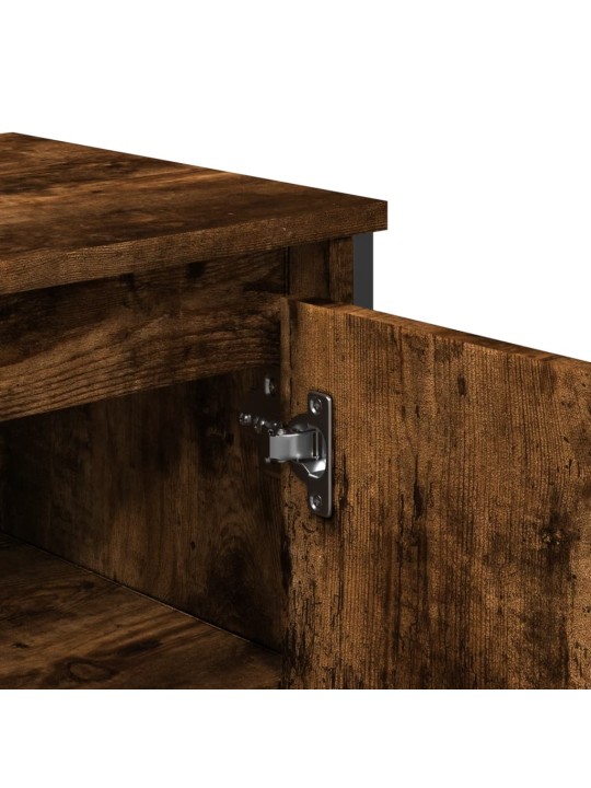 Koupelnová skříňka pod umyvadlo kouřový dub 91x35x60cm kompozit