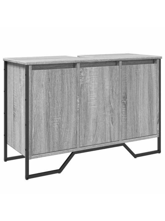 Koupelnová skříňka pod umyvadlo šedá sonoma 91x35x60cm kompozit