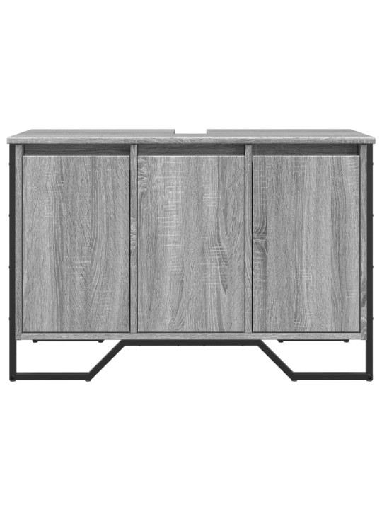 Koupelnová skříňka pod umyvadlo šedá sonoma 91x35x60cm kompozit