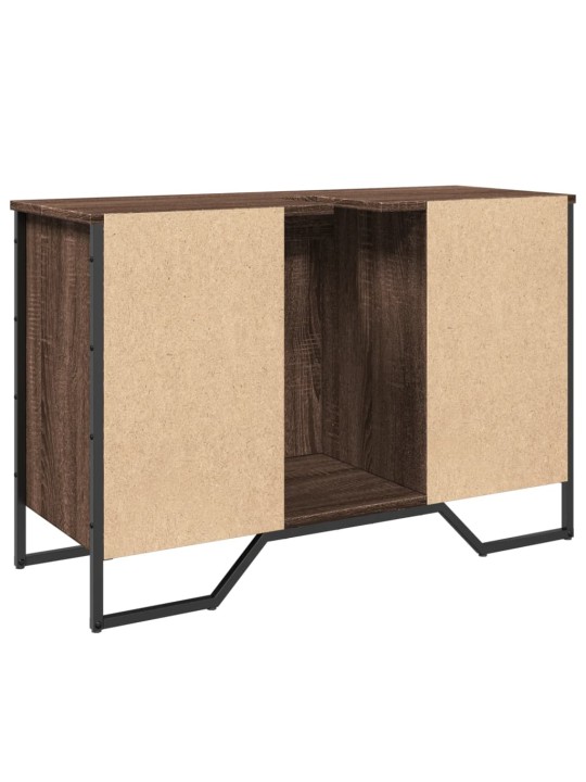 Koupelnová skříňka pod umyvadlo hnědý dub 91x35x60 cm kompozit