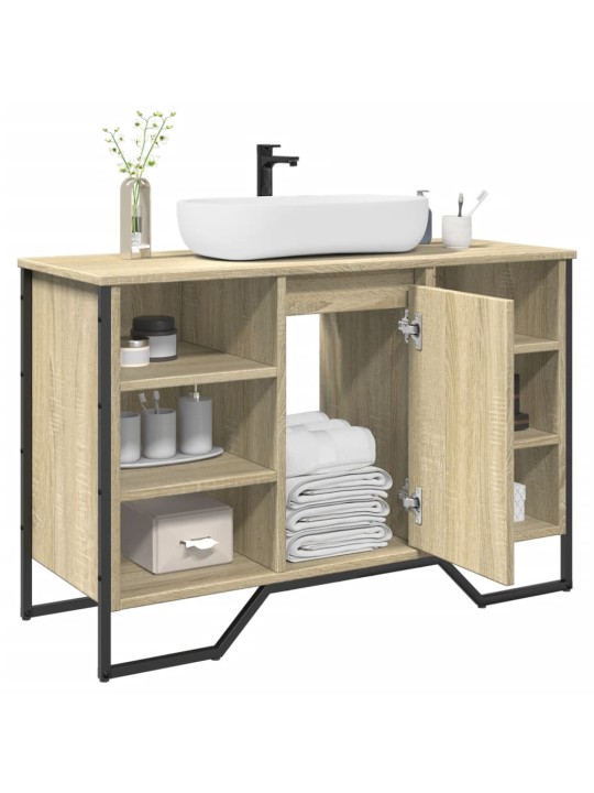 Koupelnová skříňka pod umyvadlo dub sonoma 91x35x60 cm kompozit
