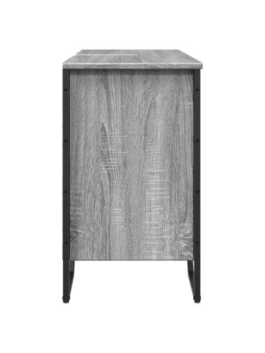 Koupelnová skříňka pod umyvadlo šedá sonoma 91x35x60cm kompozit