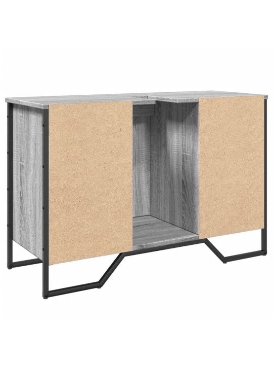 Koupelnová skříňka pod umyvadlo šedá sonoma 91x35x60cm kompozit