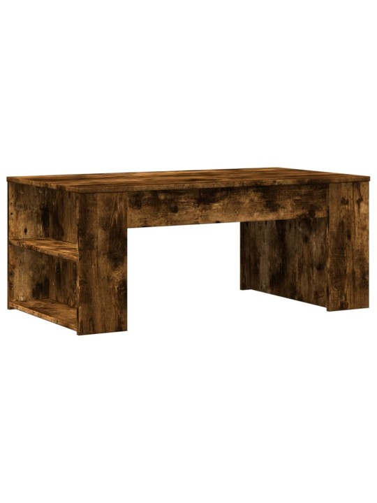Konferenční stolek kouřový dub 102x55x42 cm kompozitní dřevo