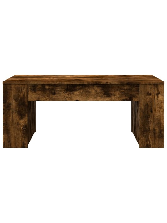 Konferenční stolek kouřový dub 102x55x42 cm kompozitní dřevo