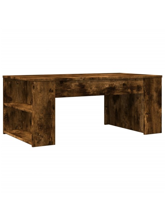Konferenční stolek kouřový dub 102x55x42 cm kompozitní dřevo