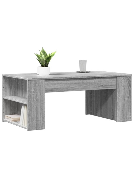 Konferenční stolek šedý sonoma 102x55x42 cm kompozitní dřevo