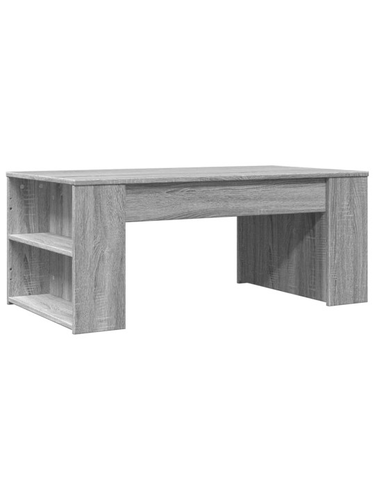 Konferenční stolek šedý sonoma 102x55x42 cm kompozitní dřevo